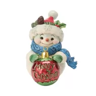 Snowman Ball Ornament Mini