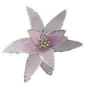 MAUVE ORGANZA FLOWER