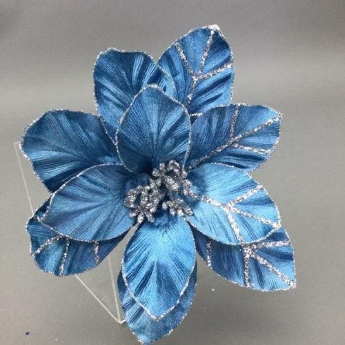BLUE SILVER FLOWER