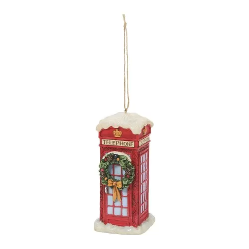 Christmas Phone Box HO