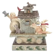 Woodland Snowman Caboose