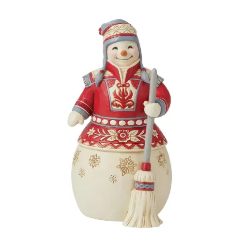 Snowman with Broom