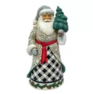 Santa with Black & White Skirt