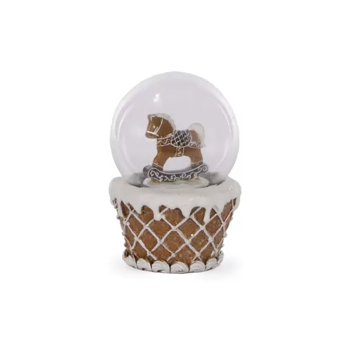 Rocking Horse Snow Globe