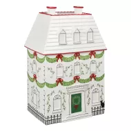 XMAS HOUSE LOLLY JAR